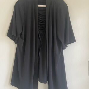 Susan Graver Black Artisan Cardigan